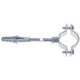 COLLARE PESANTE ZINCATO CON TASSELLO E VITE 1 "1/4 (mm. 42-45)