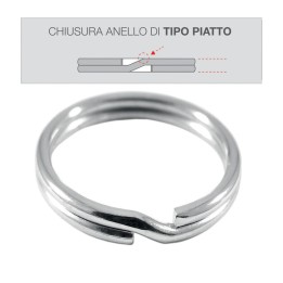 SC ANELLO PORTACHIAVI 25 MM 20 PZ*