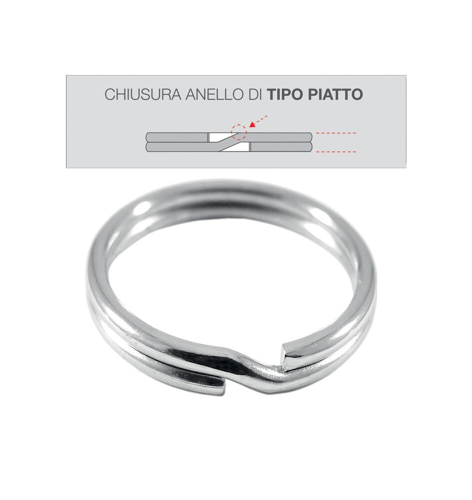 SC ANELLO PORTACHIAVI 30 MM 10 PZ*