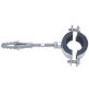 COLLARE PESANTE ZINCATO CON GUARNIZIONE ISOFONICA Diam. 2" (mm 58-62)
