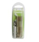 4 PZ FISSAGGI VERTICALI PER WC E BIDET BLISTER Zincato - M6x80