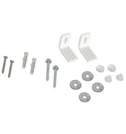 2 PZ FISSAGGI LATERALI WC E BIDET MULTIFORO -