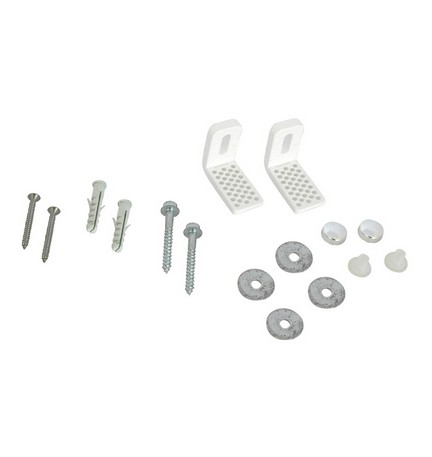 2 PZ FISSAGGI LATERALI WC E BIDET MULTIFORO -