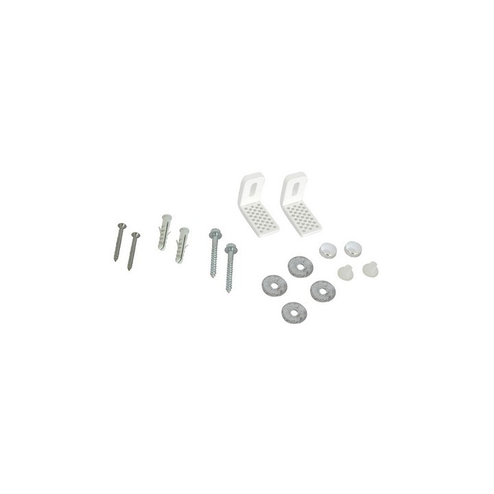 2 PZ FISSAGGI LATERALI WC E BIDET MULTIFORO -