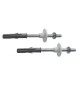 2 PZ FISSAGGI PER LAVABO CON DADO IN ACCIAIO M10 x 120mm