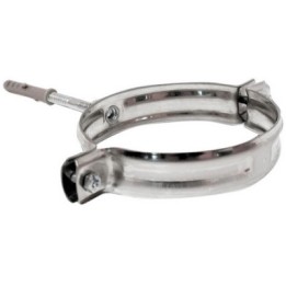 COLLARE INOX PER TUBI FUMO Diam. 20