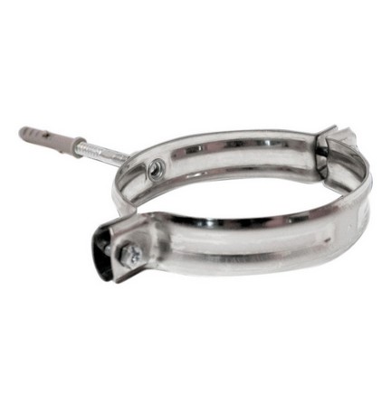 COLLARE INOX PER TUBI FUMO Diam. 25