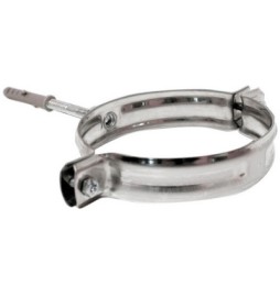 COLLARE INOX PER TUBI FUMO Diam. 30