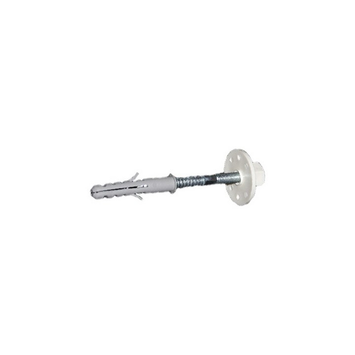 COPPIA FISSAGGI PER CASSETTA A PARETE CON DADO IN NYLON mm 8 x 90