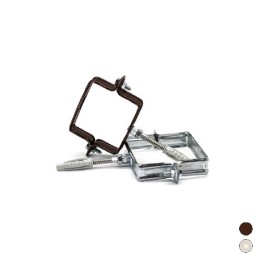 COLLARE PLUVIALE QUADRO Diam. 100x100 v. testa moro
