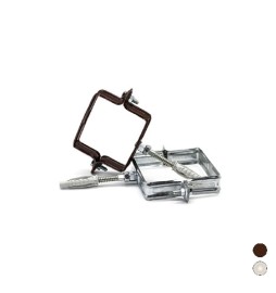 COLLARE PLUVIALE QUADRO Diam. 100x100 mm - Zincato