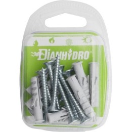 10 PZ TASSELLI CON VITE BLISTER pz.10 x Diam. 8