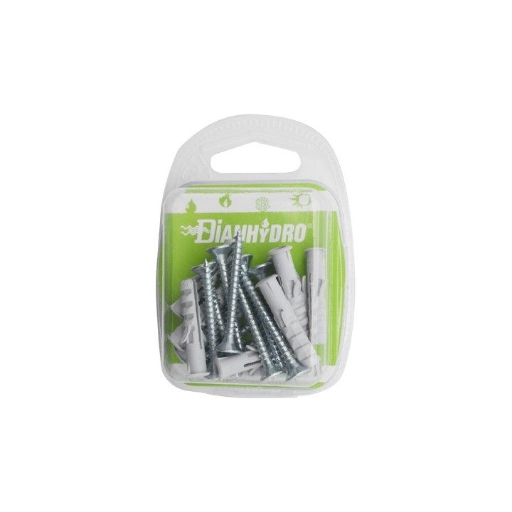 10 PZ TASSELLI CON VITE BLISTER pz.10 x Diam. 8