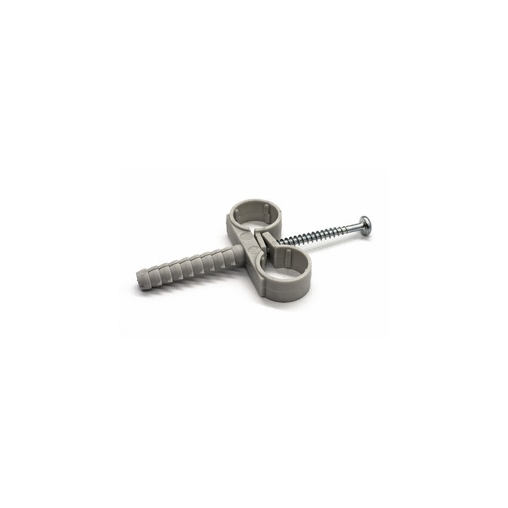 10 PZ COLLARI DOPPI IN NYLON CON VITE mm 10