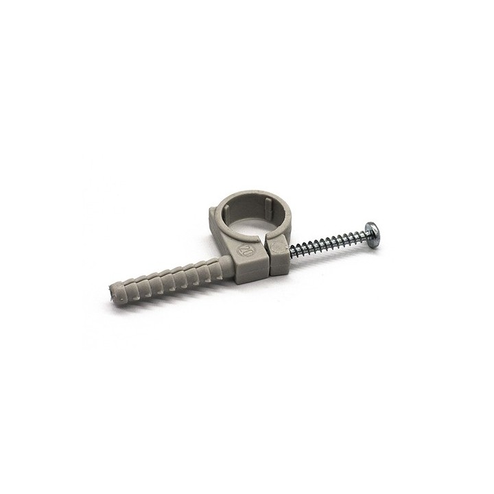 10 PZ COLLARI SINGOLI IN NYLON CON VITE mm 18