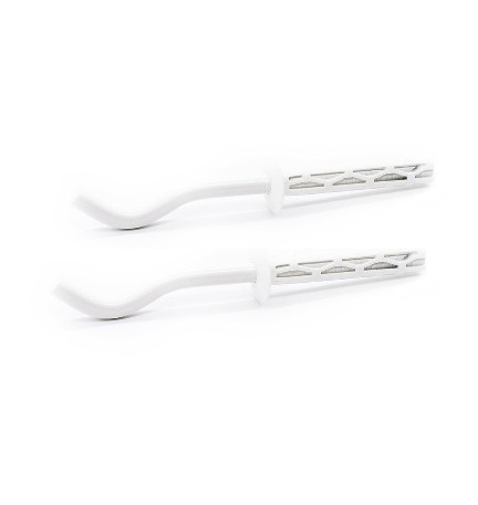 2 PZ MENSOLE FILETTATE PER RADIATORI IN ALLUMINIO VERNICIATA 9 x 220 mm