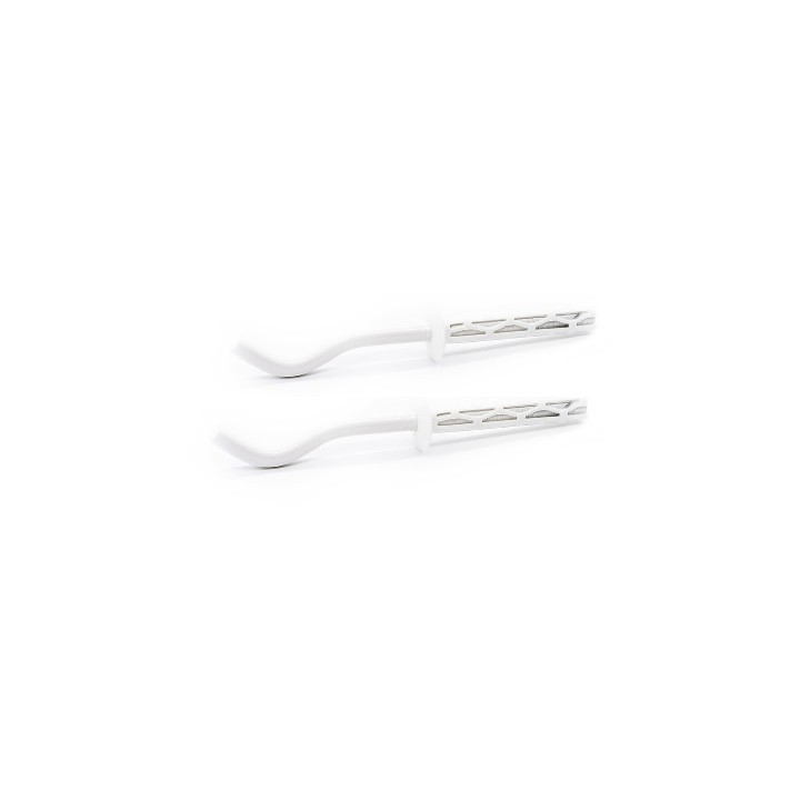2 PZ MENSOLE FILETTATE PER RADIATORI IN ALLUMINIO VERNICIATA 9 x 220 mm