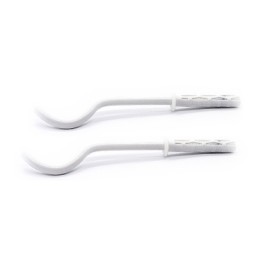 2 PZ MENSOLE FILETTATE PER RADIATORI TUBOLARI VERNICIATA 9 x 230 mm