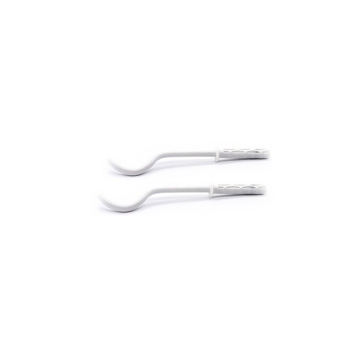 2 PZ MENSOLE FILETTATE PER RADIATORI TUBOLARI VERNICIATA 9 x 230 mm
