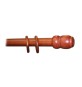 BASTONE LEGNO A STRAPPO D 35 CILIEGIO 210CM S/SUPP.