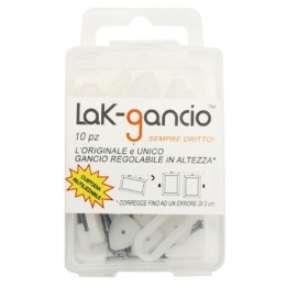 10 PZ LAK-GANCIO CON REGOLAZIONE IN ALTEZZA -