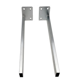 COPPIA STAFFE IN ACCIAIO PER LAVABI EMOTION -