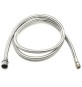FLESSIBILE PER MONOFORO CON DOCCETTA ESTRAIBILE mt. 1,50 Bianco-acciaio inox