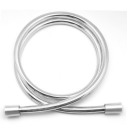 FLESSIBILE DOCCIA CROMO SILVER METALLIC TOP QUALITY PARIGI cm 200