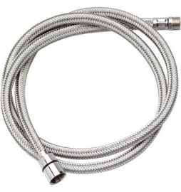 FLESSIBILE DOCCIA PER ESTRAIBILE CUCINA cm 120 Bianco-acciaio inox