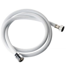 FLESSIBILE PER DOCCIA IN NYLON BIANCO cm 150