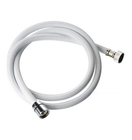 FLESSIBILE PER DOCCIA IN NYLON BIANCO cm 150