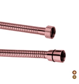 FLESSIBILE DOCCIA IN OTTONE - ATTACCO 1/2F X 1/2F Bronzo - cm 150