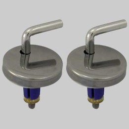 COPPIA REGOLABILE DM 45 IN ACCIAIO MOD. S12 - Con tassello