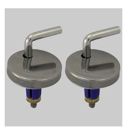 COPPIA REGOLABILE DM 45 IN ACCIAIO MOD. S12 - Con tassello