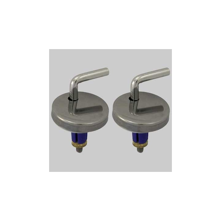 COPPIA REGOLABILE DM 45 IN ACCIAIO MOD. S12 - Con tassello