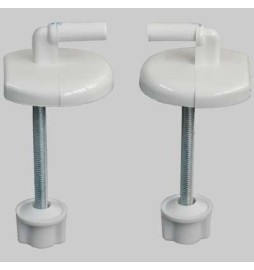 COPPIA CERNIERA DI RICAMBIO PER SEDILE TERMOINDURENTE - Bianca