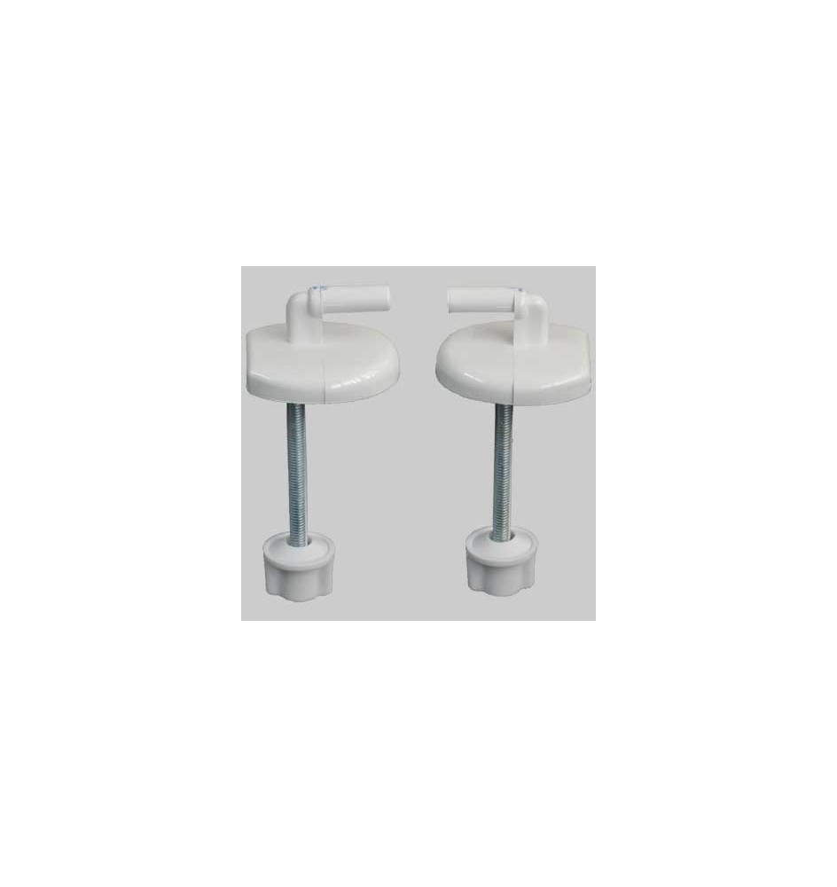 COPPIA CERNIERA DI RICAMBIO PER SEDILE TERMOINDURENTE - Bianca