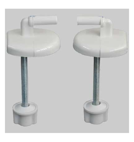 COPPIA CERNIERA DI RICAMBIO PER SEDILE TERMOINDURENTE - Bianca