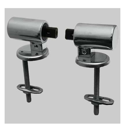 COPPIA CERNIERA SOLE SOFT CLOSE REGOLABILE BASCULANTE - Cromata