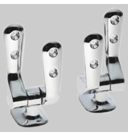 COPPIA CERNIERA MISURA - GLOBO - Cromata H.9