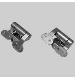 COPPIA CERNIERA FRIZIONATA - Universale Cromata