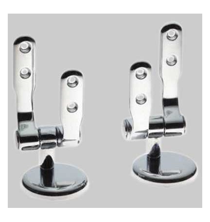 COPPIA CERNIERE UNIVERSALE - Cromata