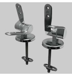 COPPIA CERNIERE SOFT CLOSE SOVRAPPOSTA - Cromata