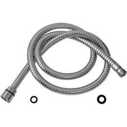 FLESSIBILE DOCCIA DOPPIA AGGRAFFATURA 1/2 F X 3/8 M cm 120