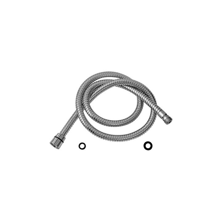 FLESSIBILE DOCCIA DOPPIA AGGRAFFATURA 1/2 F X 3/8 M cm 120