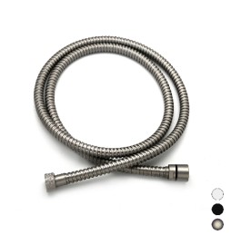 FLESSIBILE DOCCIA IN OTTONE Nichel Spazzolato Opaco cm 150