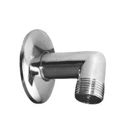 ANGOLO DOCCIA CON ROSONE CROMATO CURVETTA M.M. 1/2