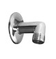 ANGOLO DOCCIA CON ROSONE CROMATO CURVETTA M.M. 1/2