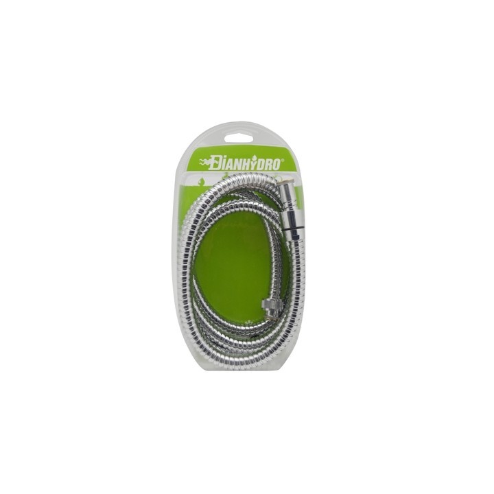 FLESSIBILE PER DOCCIA CON DOPPIA AGGRAFFATURA ATTACCO CONICO BLISTER mt. 2.00