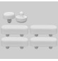 KIT PARACOLPO 2 PERNI - H. 12 mm - 55